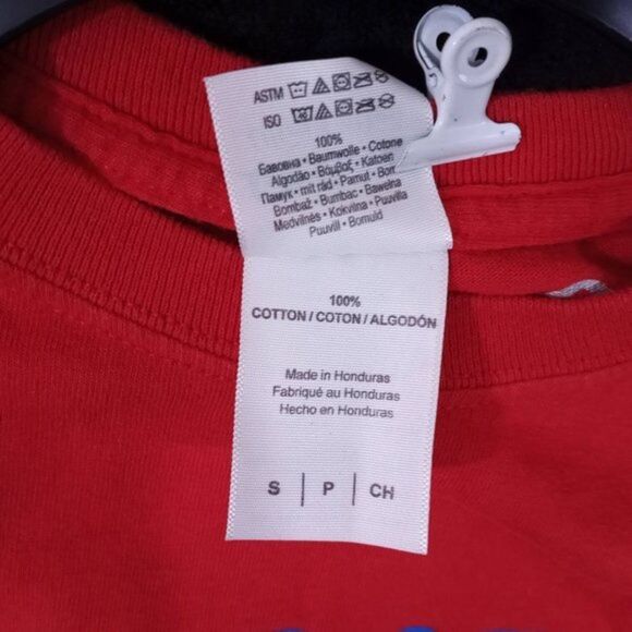 2015 BETA CLUB Cleveland Highschool Tee Shirt Large Red Long Sleeve #1172 - Picture 6 of 8